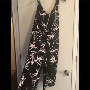 Black and white jumpsuit